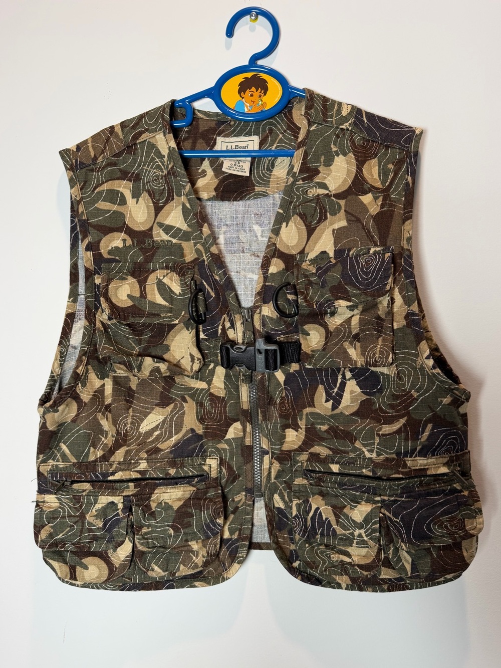 L.L. Bean Camouflage Hunting/Fishing Vest